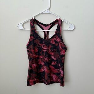 Lululemon Cool Racerback Short Tank Top *Nulu Intensity Pink Blossom Multi 6